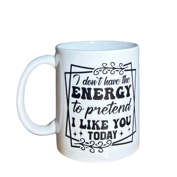 Custom “The Designs Zoo” White Ceramic 11 oz. Tea Latte Hot Cocoa Coffee Mugs - Picture 1 of 2